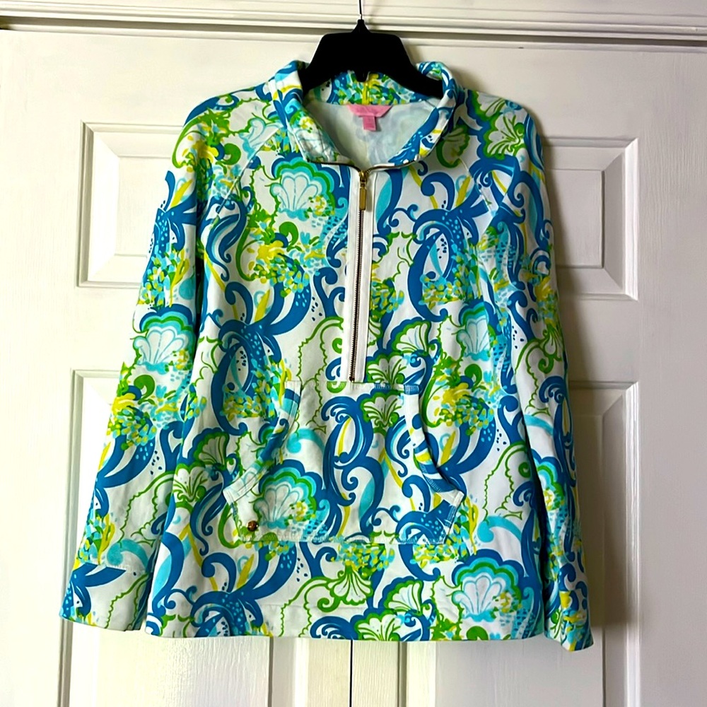 Lily Pulitzer Popover 1/2 Zip size S